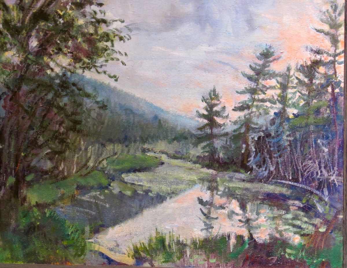 Vanishing Light in Adirondacks, 16" x 20"